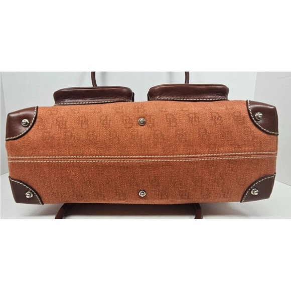 Dooney & Bourke Brown and Tan Shoulder Bag - Picture 9 of 16